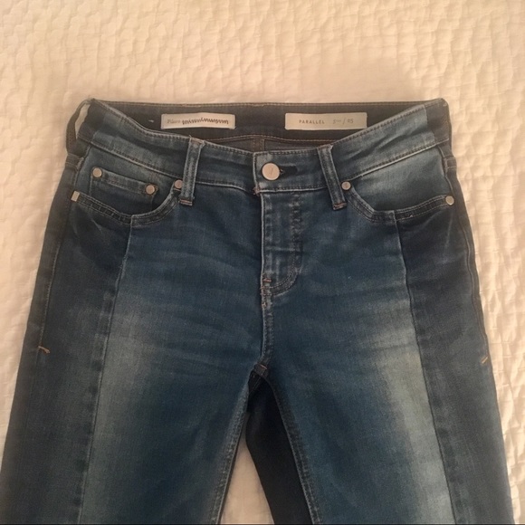 Anthro / Pilcro two-toned straight leg jean - Picture 5 of 7